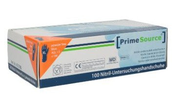 PrimeSource Nitril-Handschuhe, puderfrei, 100er Box Größe XL