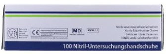 PrimeSource  Nitril-Handschuhe, puderfrei, 100er Box Größe M