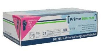 PrimeSource  Nitril-Handschuhe, puderfrei, 100er Box Größe S